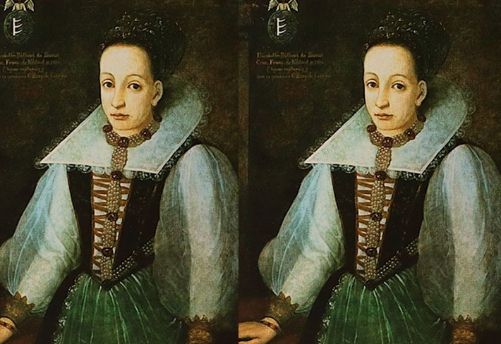 Elizabeth Bathory sinh ngày 7/8/1560, thường được nhiều người gọi là "Quý bà Dracula". Nữ bá tước này là một trong những nữ sát nhân hàng loạt khét tiếng nhất mọi thời đại. Ảnh: Public Domain, via Wikimedia Commons.