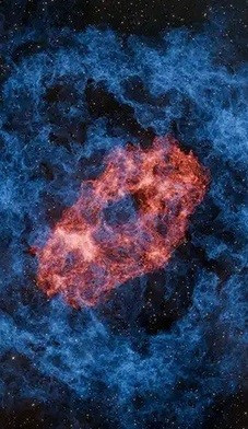 Vật thể phát sáng đó chính là nguồn phát sóng hấp dẫn mà Virgo và LIGO ghi nhận được. Các chuyên gia cho hay đó là tàn dư của một vụ nổ sao khủng khiếp và khác thường, được đặt tên là AT2025ulz. Ảnh: CALTECH.