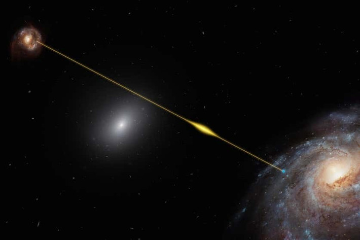 "Nếu có tín hiệu nào đó vượt quá một mức công suất nhất định thì chúng ta đã tìm thấy sự sống ngoài hành tinh", nhà khoa học máy tính và đồng sáng lập dự án David Anderson cho biết. Ảnh: ESO/M. Kornmesser.