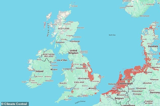 Các nhà nghiên cứu giải thích: "Kết quả của chúng tôi cho thấy những lựa chọn hiện tại nhằm thay đổi lộ trình phát thải có thể ảnh hưởng đáng kể đến sự ổn định lâu dài của hầu hết các thềm băng tại Nam Cực". Ảnh: Climate Central.