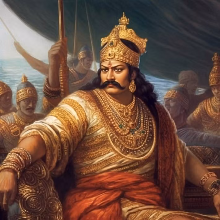 Trong thời gian đó, Vương quốc Pandya ở phía nam bắt đầu trỗi dậy, dần dần xâm chiếm lãnh thổ của đế chế Chola. Vào khoảng năm 1279, đế chế Chola sụp đổ và bị thôn tính dưới triều đại của nhà vua Pandya là Maravarman Kulasekara Pandyan I. Ảnh: historyunravelled.