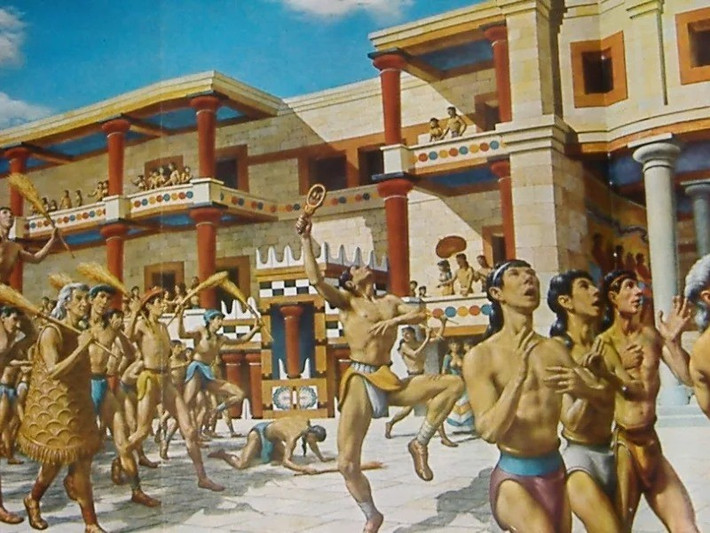 “Mọi người tụ tập thành từng nhóm lớn và cũng giống như ngày nay, chẳng ai muốn rửa bát cả. Ngoài sự tiện lợi, những chiếc cốc dùng một lần còn là một cách thể hiện sự giàu có nhờ tất cả những nguồn lực "được đổ vào để làm ra nó”", Julia Farley, giám tuyển của Bảo tàng Anh, cho biết. Ảnh: knossos-palace.gr.