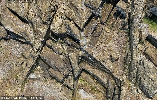 Mới đây, các chuyên gia đưa ra bằng chứng khảo cổ học cho thấy những bức tượng Moai không phải do một tù trưởng quyền lực duy nhất tạo ra. Ảnh: Lipo et al., 2025, PLOS One.