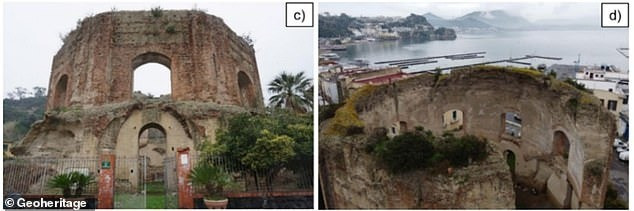 Các nhà khoa học tại Đại học Naples Federico II đã phân tích các mẫu vật xung quanh chân đền thờ thần Vệ Nữ để khám phá nguyên nhân khiến công trình này có thể tồn tại gần 2.000 năm trong một khu vực có hoạt động địa chất mạnh. Ảnh: Geoheritage.