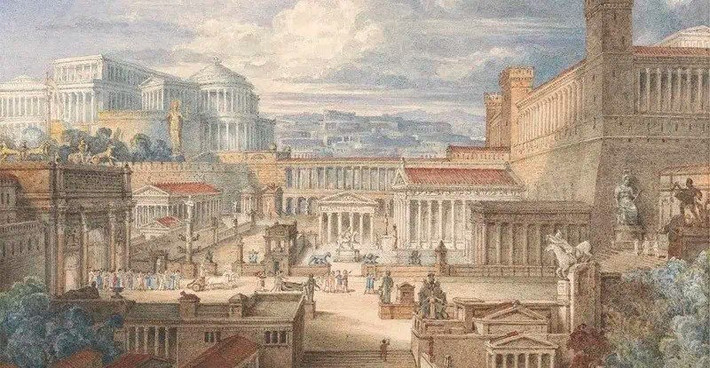 Hai hồ nước cũng được các chuyên gia phát hiện và được xác định có niên đại vào thế kỷ thứ 2 trước Công nguyên. Đến nay, họ chưa thể chắc chắn mục đích sử dụng của những hồ nước này. Tuy nhiên, giới nghiên cứu suy đoán chúng có thể được dùng vì mục đích tôn giáo hoặc một số hoạt động sản xuất của người dân địa phương. Ảnh: Public domain image from Yale Center for British Art.