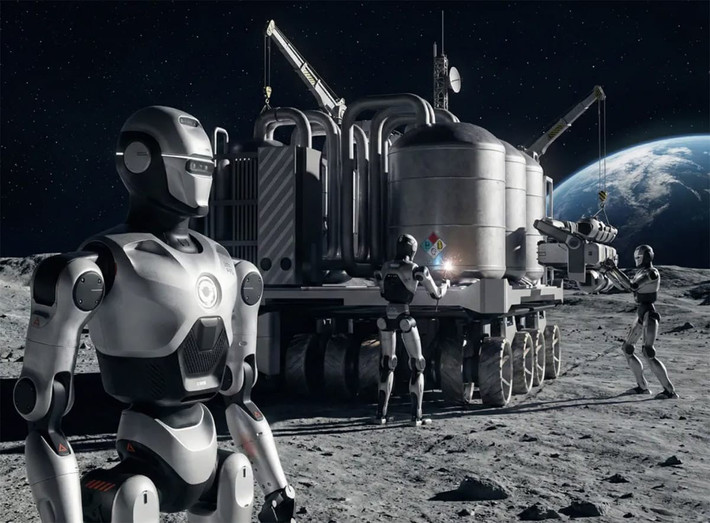  Chương trình dự kiến đưa PM01, sản phẩm được Engine AI tung ra cách đây khoảng 1 năm và giới thiệu là robot hình người đầu tiên trên thế giới biết lộn trước, bay lên không gian. Ảnh: Engine AI.