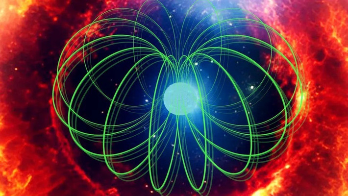 ASKAP J005512-255834, tên gọi của vụ nổ vừa được phát hiện, chính là một ví dụ điển hình của hiện tượng trên. Thông qua kính thiên văn vô tuyến Australian SKA Pathfinder (ASKAP) đặt tại Tây Australia, nhóm nghiên cứu đã quét các khu vực rộng lớn của bầu trời để tìm kiếm những sự kiện hiếm hoi phát ra tín hiệu vô tuyến kéo dài. Nhờ vậy, họ phát hiện ra một nguồn vô tuyến mới, chưa từng biết đến trước đó. Ảnh: Robert Lea (created with Canva).