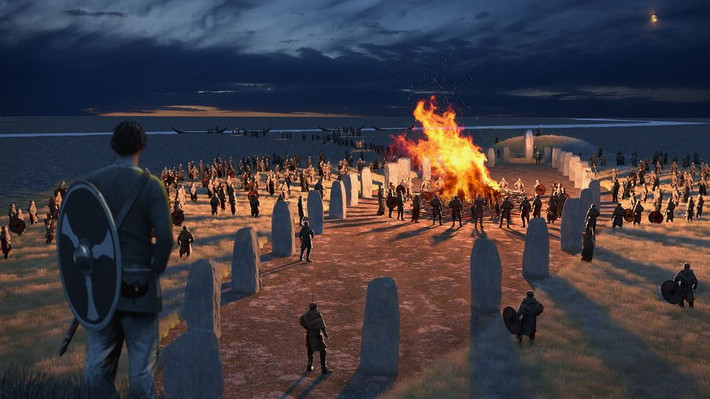 Ngoài ra, người dân ở Đông Pomerania thời cổ đại còn có bình đựng tro cốt hình mặt người cách điệu, có thể tượng trưng cho dung mạo của người đã khuất. Ảnh: moesgaardmuseum.dk