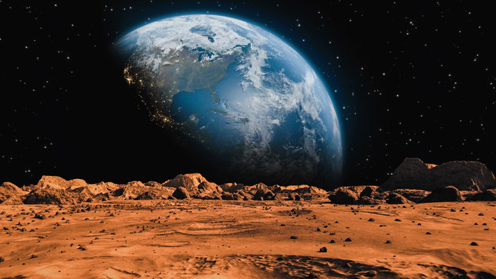 Theo các chuyên gia, sao Hỏa chịu ảnh hưởng mạnh mẽ của lực hấp dẫn đến từ các hành tinh khác trong Hệ Mặt trời. Ảnh: kratosspace.com.