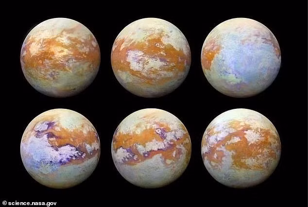 Các nhà khoa học tại NASA và Đại học Washington đã phân tích dữ liệu thu thập được bởi tàu vũ trụ Cassini, vốn đã hoàn thành hơn 100 lần bay ngang qua mặt trăng Titan của sao Thổ và có khám phá quan trọng. Ảnh: science.nasa.gov.