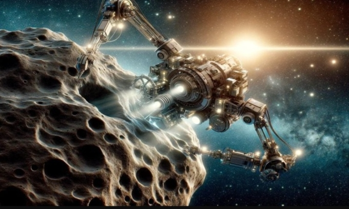 Để có thể khai thác nguồn tài nguyên trong các thiên thạch, Công ty Mỹ AstroForge thành lập năm 2022 là một trong những công ty tư nhân nổi bật nhất trong lĩnh vực khai khoáng vũ trụ sau khi nhiệm vụ Brokkr-1 của họ thử nghiệm hệ thống tinh chế trên quỹ đạo năm 2023. Ảnh: Scitechdaily.