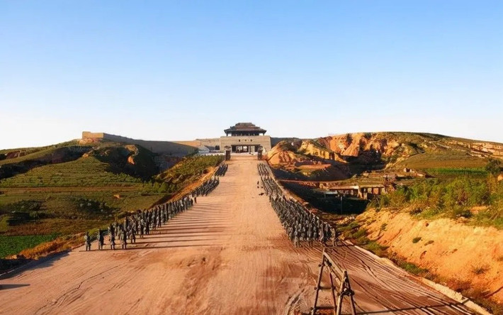 Đoạn đường mới phát hiện được các nhà nghiên cứu xác định nằm ở khu vực kết nối then chốt giữa các đoạn đã được xác nhận trước đó tại Thiểm Tây và Khu tự trị Nội Mông. Ảnh: inf.