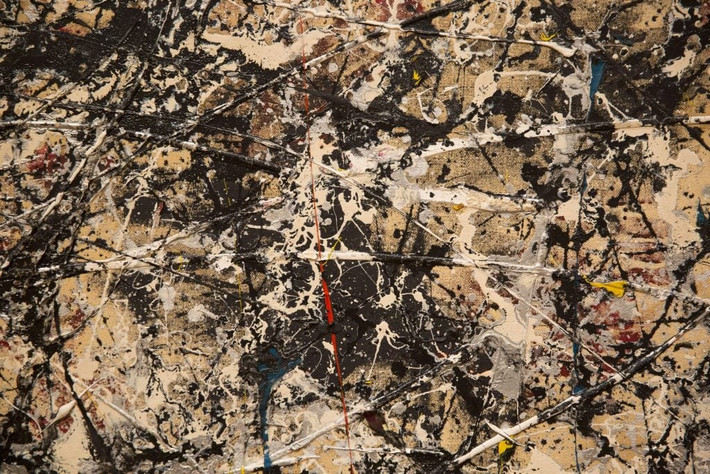 Sau 77 năm, các nhà khoa học cuối cùng đã xác định được loại màu sắc "đã tuyệt chủng" mà họa sĩ Pollock đã sử dụng để tạo ra kiệt tác hội họa trên. Ảnh: David Grossman / Alamy.
