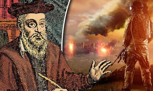 Không dừng lại ở đó, Nostradamus còn nhắc đến một quả cầu lửa từ vũ trụ rơi xuống Trái đất. Nhiều người cho rằng, quả cầu lửa là hình ảnh ẩn dụ về thiên thạch, sao chổi hoặc thậm chí bom hạt nhân.