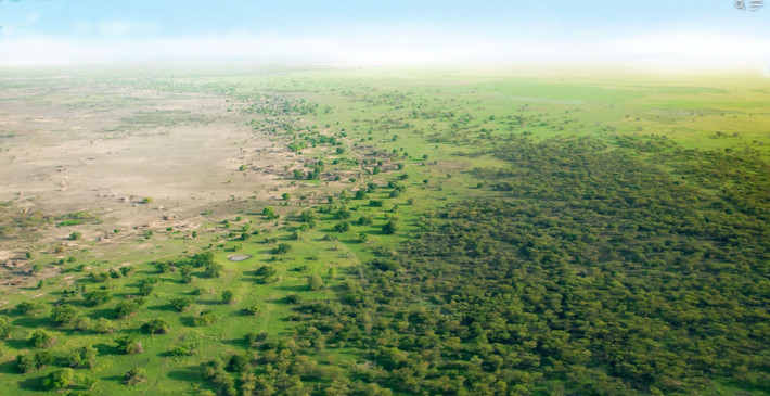 Theo Hiệp hội Địa lý Hoàng gia, sa mạc hóa đang tàn phá hệ sinh thái và đất nông nghiệp, đồng thời làm trầm trọng thêm tình trạng ô nhiễm ở các thành phố như Bắc Kinh. Ảnh: Unccd.