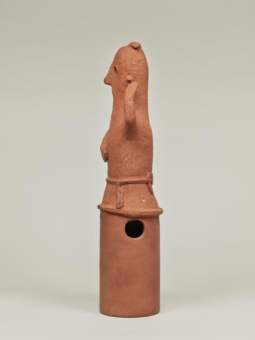 Haniwa được sử dụng để đánh dấu ranh giới ngôi mộ. Tuy nhiên, một số haniwa được cho là nơi lưu giữ linh hồn của người đã khuất. Ảnh: colbase.nich.go.jp.
