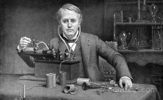 Edison bắt đầu sản xuất bút tạo bảng mẫu vào năm 1875 và thuê đại lý bán sản phẩm ở Mỹ.
