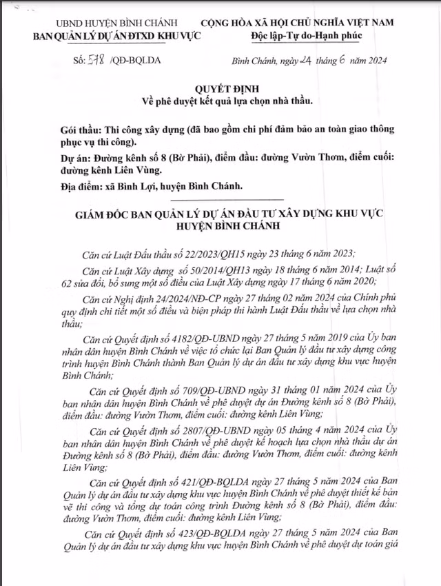 TP HCM: Công ty Giao thông Sài Gòn đang làm gì tại Bình Chánh TP HCM: Cong ty Giao thong Sai Gon dang lam gi tai Binh Chanh