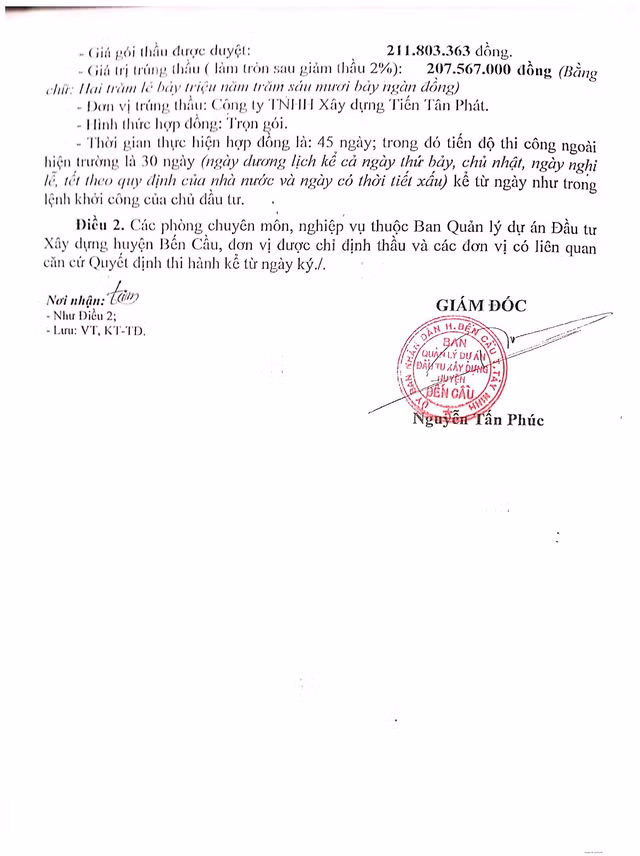 Tay Ninh: Nha thau Tien Tan Phat duoc chi dinh xay cong chao hon 400 trieu dong-Hinh-4