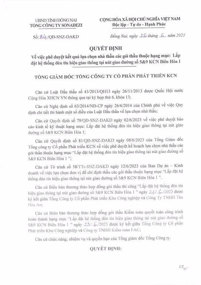 Đồng Nai: Soi năng lực nhà thầu thi công trụ đèn giao thông gần 1 tỷ đồng - Hình 4 Dong Nai: Soi nang luc nha thau thi cong tru den giao thong gan 1 ty dong-Hinh-4