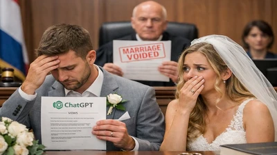 Nhờ ChatGPT viết lời thề, cặp đôi bị tòa hủy hôn