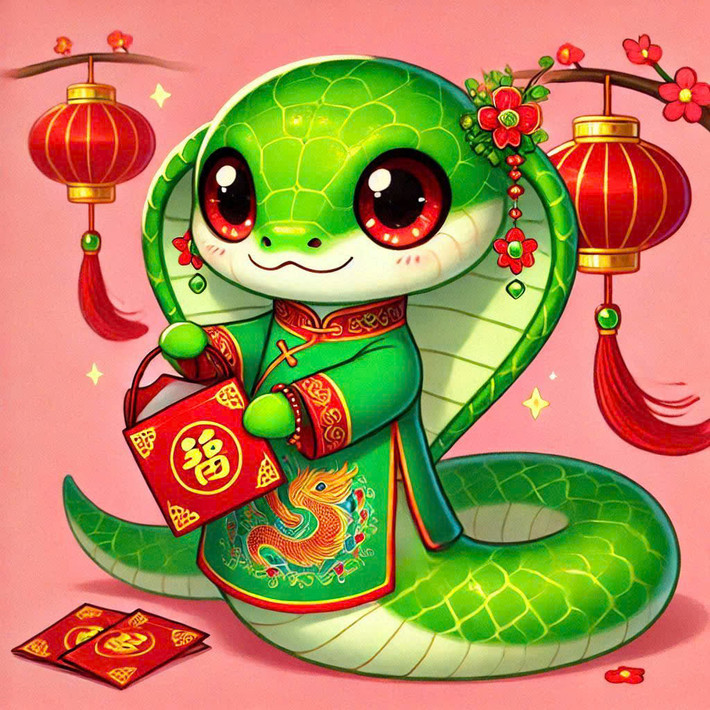 Tuổi Tỵ (Rắn) - Màu áo: Xanh lá, đỏ (tránh đen/xanh dương). Giờ xuất hành: 5h-7h sáng (giờ Mão). Hướng Thần Tài: Nam → Đến nhà quý nhân chúc Tết, nhận lì xì. Hướng Hỷ Tài: Đông → Tổ chức tiệc nhỏ tại nhà. Ví dụ: Áo dài xanh lá thêu rồng phượng, đeo vòng tay đá peridot.