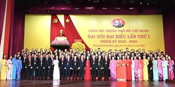 Đoàn đại biểu TPHCM dự Đại hội đại biểu toàn quốc lần thứ XIV của Đảng. Ảnh: VIỆT DŨNG tp-hcm-7.jpg