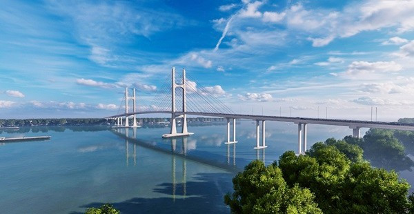 Phối cảnh cầu Cổ Chiên 2. Nguồn: SXD vinh-long-3.jpg