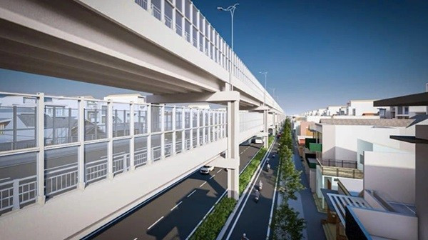 Theo đề xuất, đường dẫn cầu Phú Mỹ 2 phía TPHCM sẽ được đầu tư theo dạng cầu cạn hai tầng. Ảnh minh họa cau-1.jpg