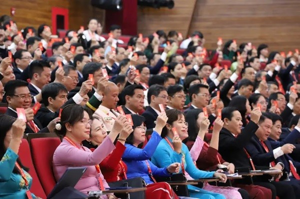 Các đại biểu biểu quyết thông qua Nghị quyết tp-hcm-2.jpg