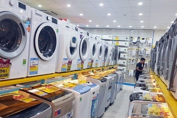Nhiều mẫu máy giặt đang được giảm giá tới 50%. Nguồn: IT may-giat.jpg