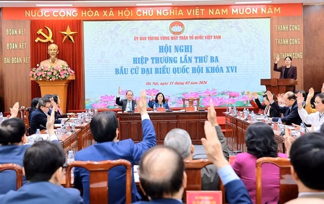 Đoàn Chủ tịch Ủy ban Trung ương MTTQ Việt Nam tổ chức Hội nghị hiệp thương lần thứ ba