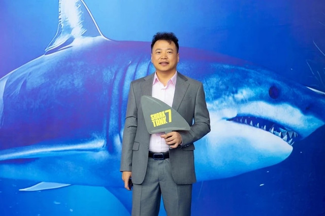 Shark Bình nổi tiếng với các thương vụ triệu USD trên chương trình Shark Tank Việt Nam. Ảnh: Shark Tank shark-binh1.jpg