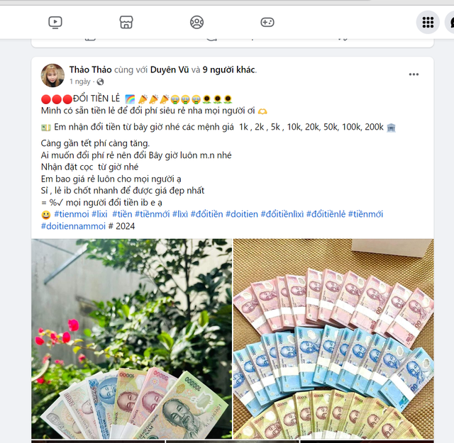 Cảnh báo khi đổi tiền lẻ Tết qua mạng có thể vi phạm pháp luật - Hình 3 Canh bao khi doi tien le Tet qua mang co the vi pham phap luat-Hinh-3
