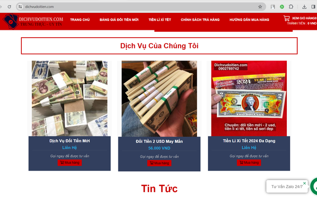 Cảnh báo khi đổi tiền lẻ Tết qua mạng có thể vi phạm pháp luật - Hình 2 Canh bao khi doi tien le Tet qua mang co the vi pham phap luat-Hinh-2