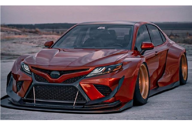 Ngắm xe Toyota Camry phong cách hầm hố dữ dằn Ngam xe Toyota Camry phong cach ham ho du dan