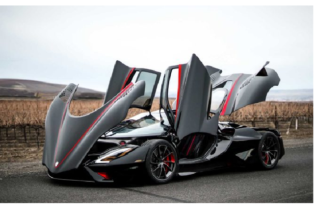 Cận cảnh siêu xe SSC Tuatara có giá hơn 2 triệu USD Can canh sieu xe SSC Tuatara co gia hon 2 trieu USD