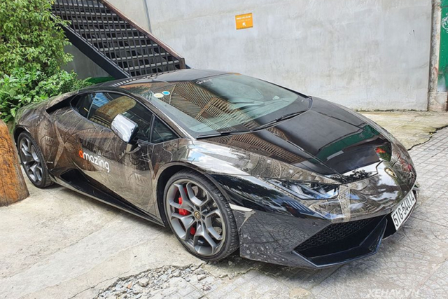 Cận cảnh siêu xe Lamborghini Huracan cực đẹp ở Sài Gòn Can canh sieu xe Lamborghini Huracan cuc dep o Sai Gon