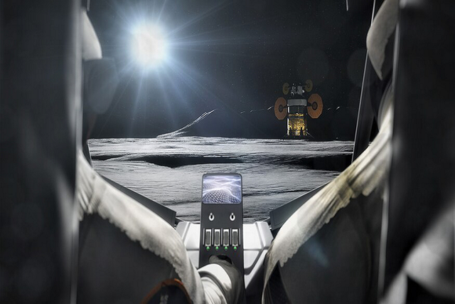 Bất ngờ ý tưởng ôtô lăn bánh thám hiểm Mặt trăng - Hình 3 Bat ngo y tuong oto lan banh tham hiem Mat trang-Hinh-3