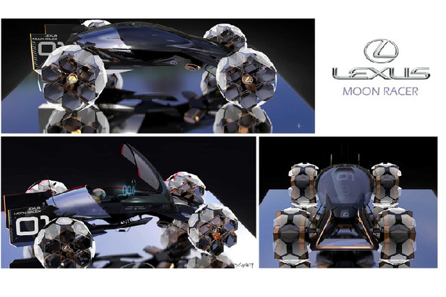 Bất ngờ ý tưởng ôtô lăn bánh thám hiểm Mặt trăng - Hình 7 Bat ngo y tuong oto lan banh tham hiem Mat trang-Hinh-7