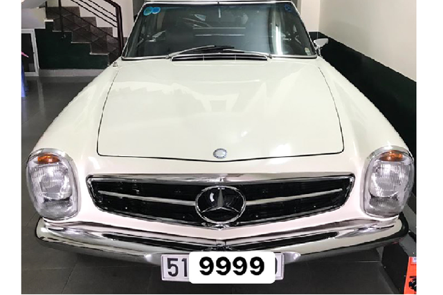 Cận cảnh xe sang Mercedes-Benz 280 SL hơn 50 tuổi Can canh xe sang Mercedes-Benz 280 SL hon 50 tuoi