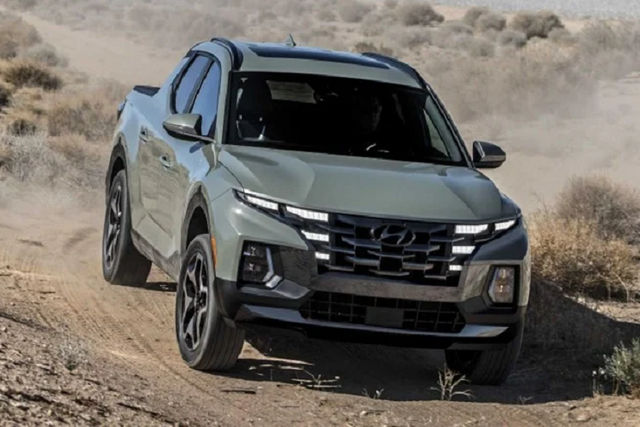 Bán tải chạy phố Hyundai Santa Cruz 2022 giá từ 550 triệu đồng - Hình 3 Ban tai chay pho Hyundai Santa Cruz 2022 gia tu 550 trieu dong-Hinh-3