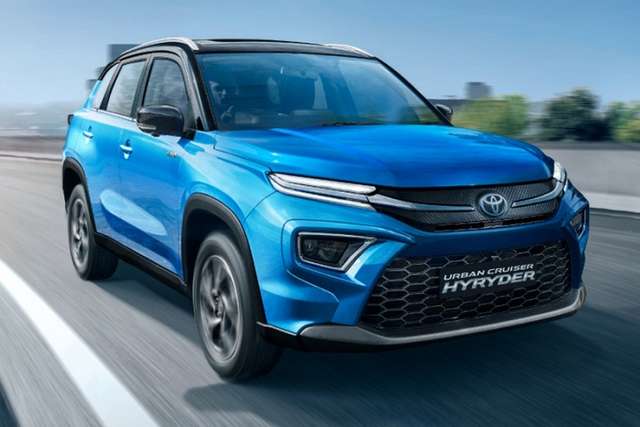 Cận cảnh Toyota Urban Cruiser Hyryder 2022 chỉ từ 446 triệu đồng Can canh Toyota Urban Cruiser Hyryder 2022 chi tu 446 trieu dong