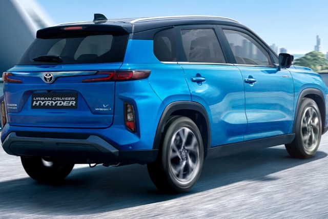 Cận cảnh Toyota Urban Cruiser Hyryder 2022 chỉ từ 446 triệu đồng - Hình 11 Can canh Toyota Urban Cruiser Hyryder 2022 chi tu 446 trieu dong-Hinh-11