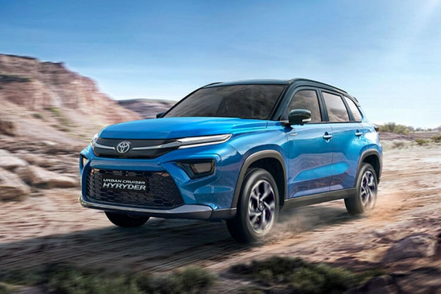 Cận cảnh Toyota Urban Cruiser Hyryder 2022 chỉ từ 446 triệu đồng - Hình 2 Can canh Toyota Urban Cruiser Hyryder 2022 chi tu 446 trieu dong-Hinh-2