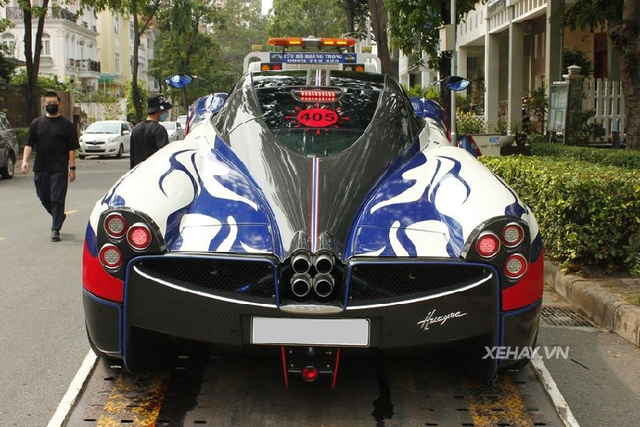 Pagani Huayra hơn 80 tỷ của Minh Nhựa vận chuyển đến nhà Cường Đô la - Hình 6 Pagani Huayra hon 80 ty cua Minh Nhua van chuyen den nha Cuong Do la-Hinh-6
