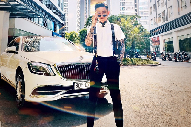 Giang hồ mạng Hoàng Tử Gió sở hữu xe sang Mercedes-Benz S-Class 'độ' Maybach Giang ho mang Hoang Tu Gio so huu xe sang Mercedes-Benz S-Class 'do' Maybach