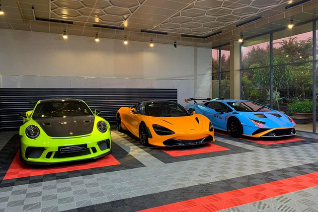 Tận mục garage siêu xe hơn 70 tỷ của đại gia Vũng Tàu Tan muc garage sieu xe hon 70 ty cua dai gia Vung Tau