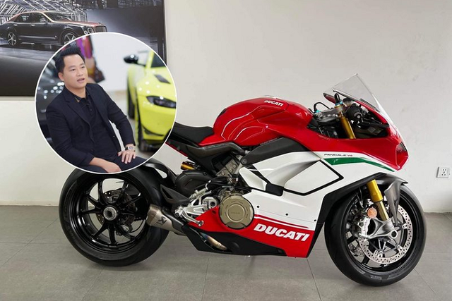 Chi tiết Ducati Panigale 2 tỷ của đại gia siêu xe Hoàng Kim Khánh Chi tiet Ducati Panigale 2 ty cua dai gia sieu xe Hoang Kim Khanh