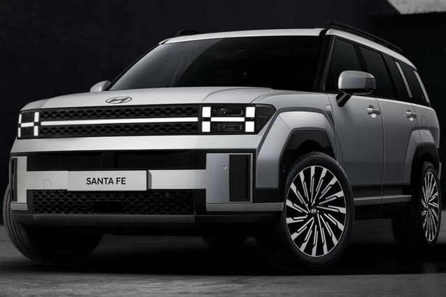 Cận cảnh Hyundai SantaFe Hybrid 2024 từ 705 triệu đồng - Hình 5 Can canh Hyundai SantaFe Hybrid 2024 tu 705 trieu dong-Hinh-5